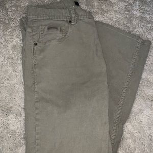 Corduroy silver/ grey pants